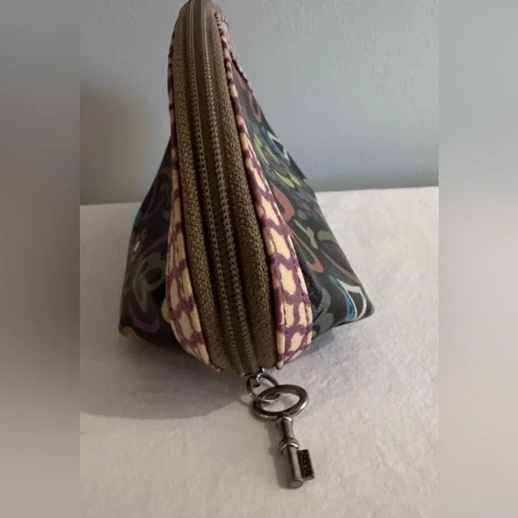 Fossil Keyper Dome Coated Canvas Pouch Retro Print - Picture 5 of 9